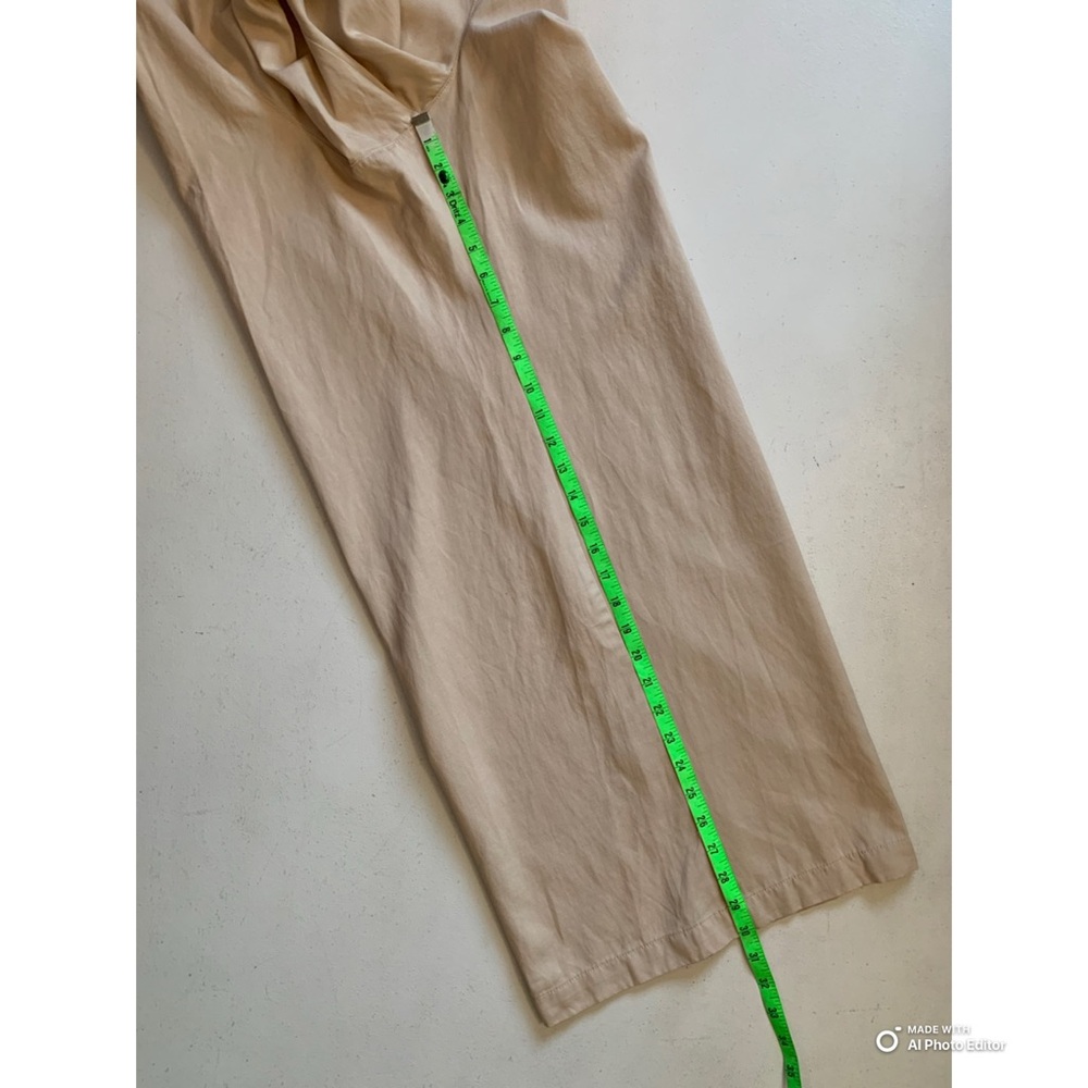 Madewell The Harlow Wide Leg Pant in Harvest Moon Size 16 NWT Beige Off White - Picture 17 of 17